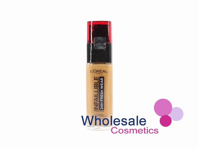 6 x L'Oreal Infaillible 24HR Fresh Wear Foundation - 330 HAZELNUT